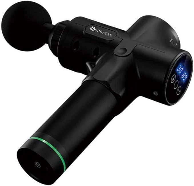 30-Speed Quiet Fascia Gun Certified Noise Reduction Muscle Relaxer Wireless Rechargeable Handheld Massager for Full Body