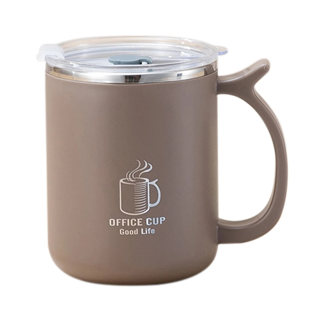 500ml Thermal Milk Coffee Cup With Handle 304 Stainless Steel Double-layer Insulated Mug Leak-proof Drinking Cup Drinkware