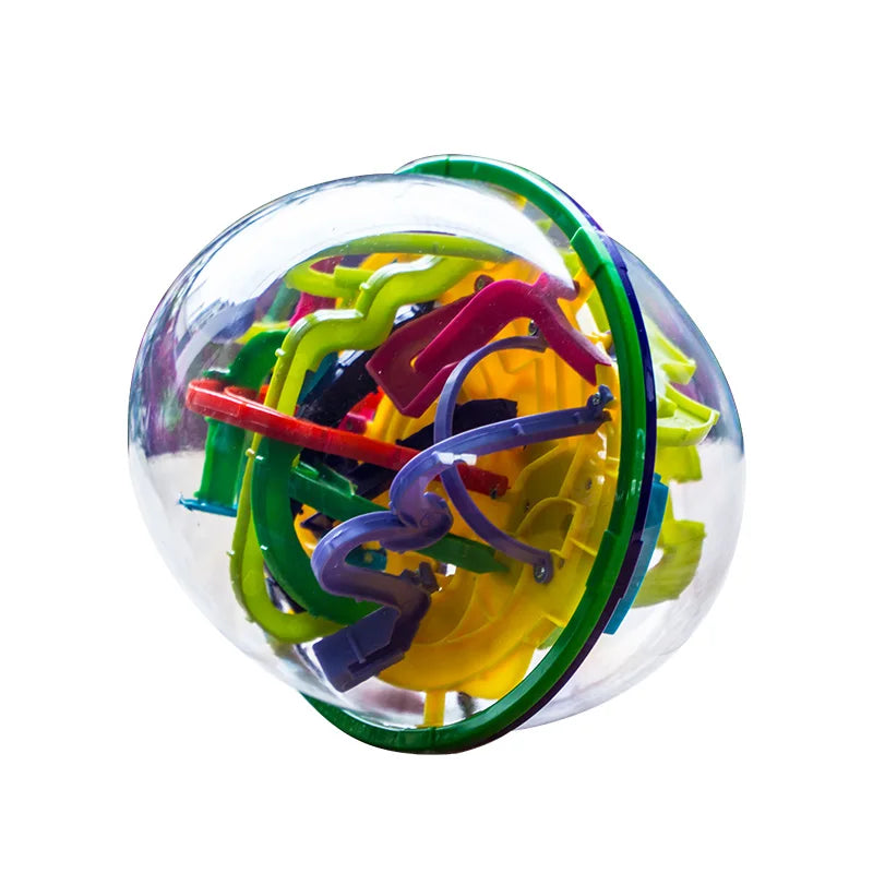 Maze Ball Mini 3D Magic Puzzle Intelligence  Idea Perplexus Maze Game Labyrinth IQ Gifts Display Stand for Kids and Adults