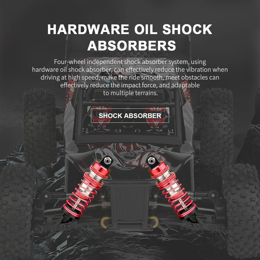 75 KM/H WLtoys 124016 V8 RC Car Brushless 4WD Electric High Speed Off-Road Remote Control Drift Rc Cars for Adults Toys