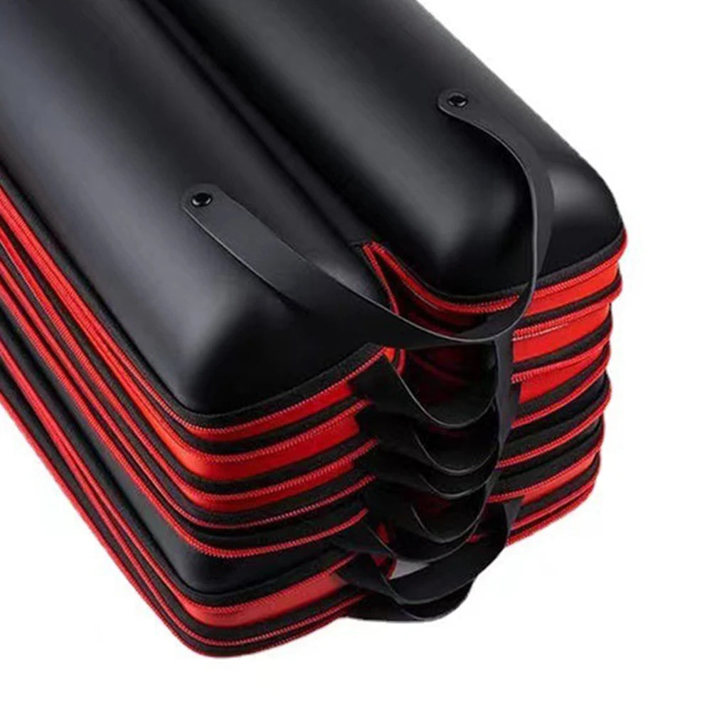 EVA Cooler Ice Bags Shockproof Single Red Wine Gift Box Waterproof Insulation Storage Wine Box with Hand Strap for Party Travel