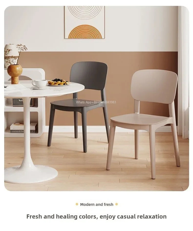 Hot Chair, Plastic, Household, Thickened, Restaurant, Backrest Chair, Commercial, Dining Chair, Modern, Simple, Comfortable
