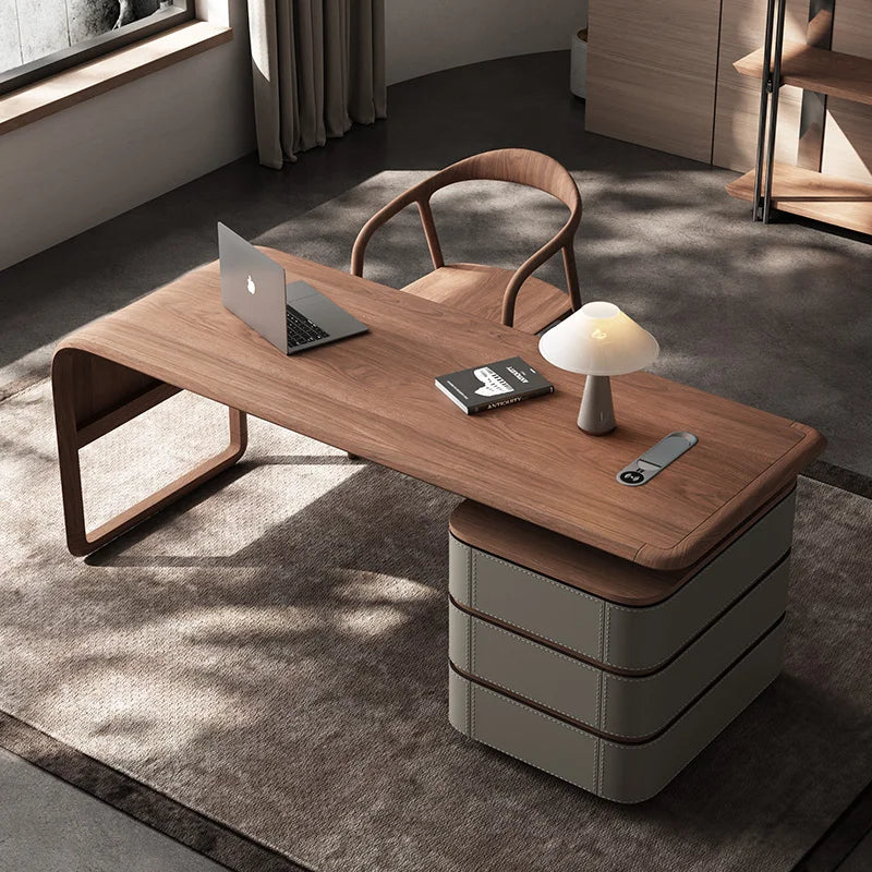 Modern Luxury Executive Desk Manager Designer Storage Shelf Office Desks Computer Room Luxury Mesa De Escritorio Home Office