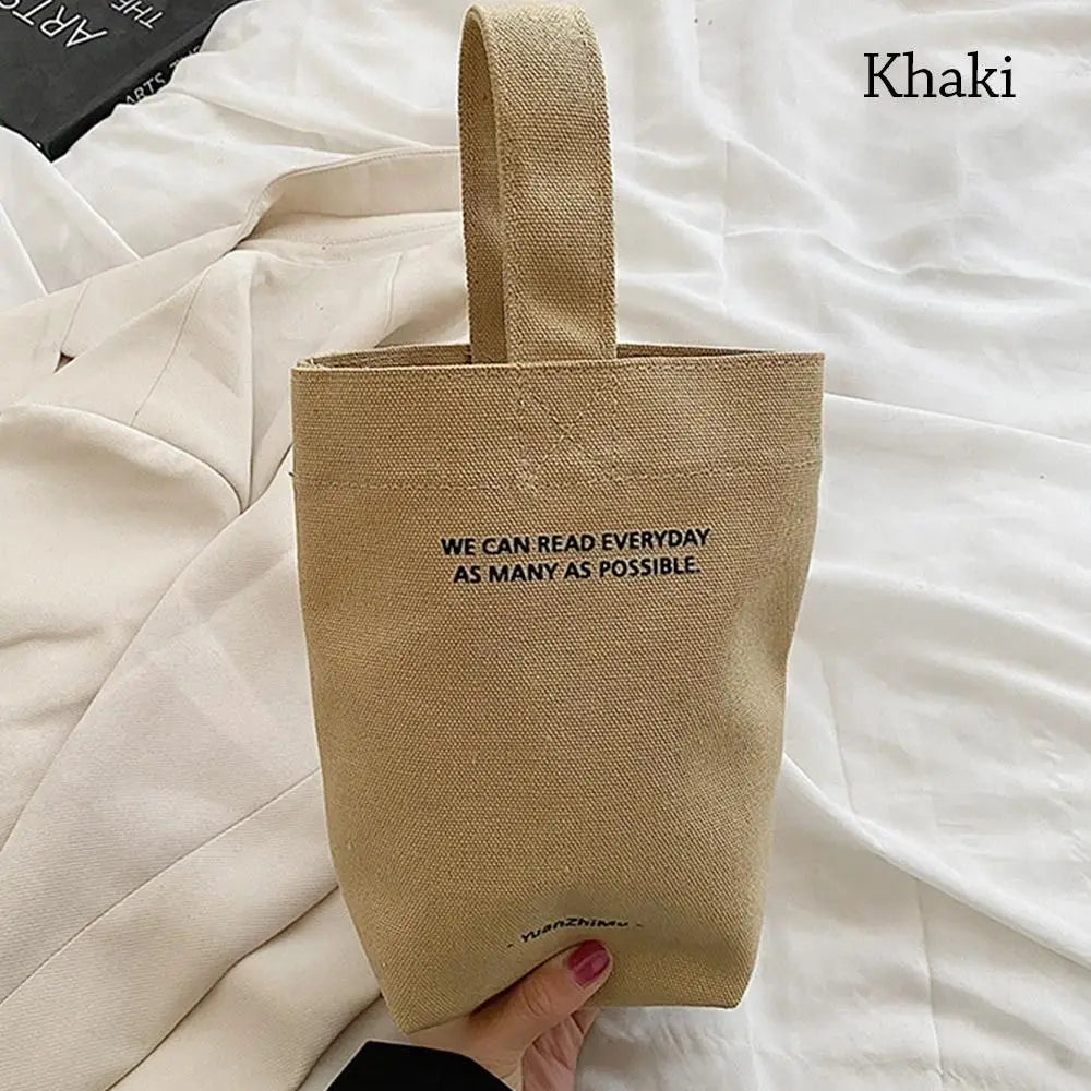 Casual Handbags Canvas Shoulder Crossbody Bags Large Capacity Shopper Bag  Letters Shoulder Crossbody Bags Purse