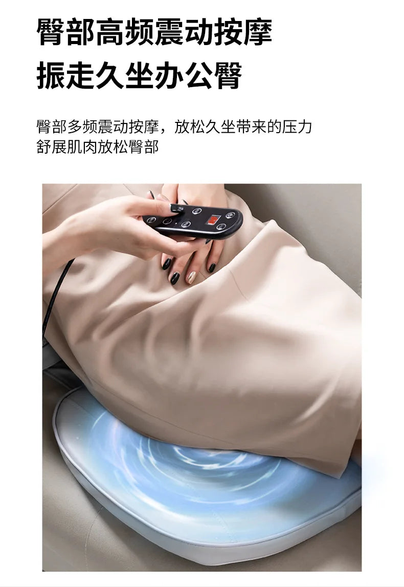 Electric Massage Pad Neck Massage Massager Waist and Neck Dual-purpose with Remote Control Plug Style