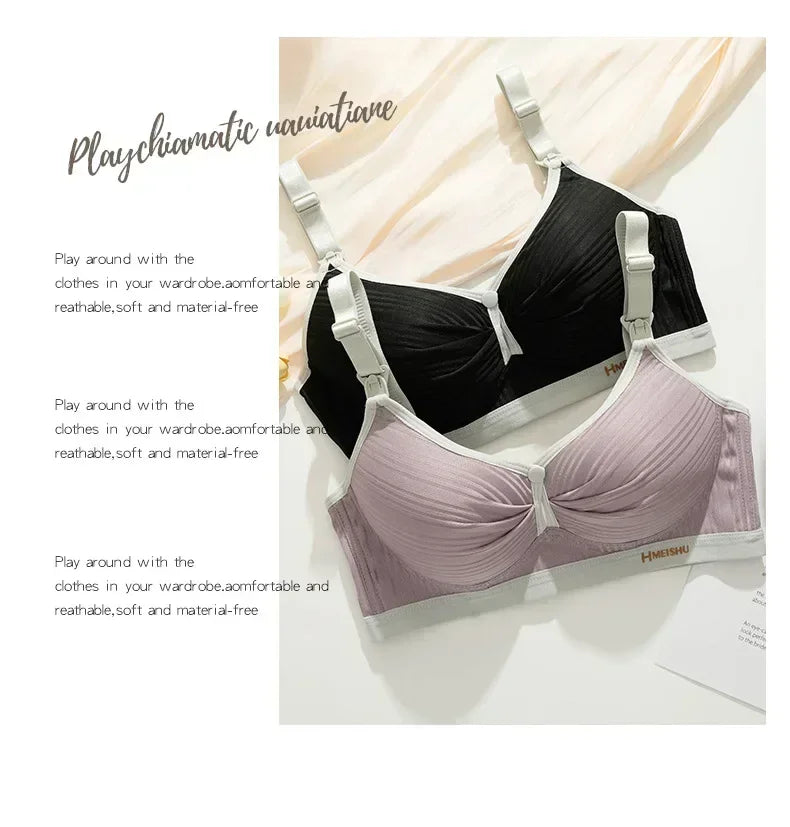Breastfeeding Bras Maternity Nursing Bra for Feeding Nursing Underwear Clothes for Pregnant Women Soutien Gorge Allaitement