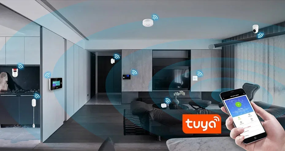 Tuya 8MP 5G WiFi Camera Tuya Smart Home Wireless IP Surveillance Camera AI Detect Automatic Tracking Security Baby Monitor TUYA