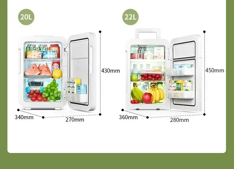 220V EOS Mini Compact Refrigerator for Bedroom, Dorm Room, Office and Travel CAB