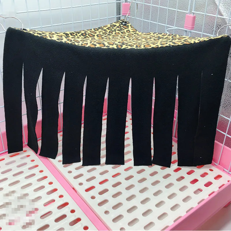 Tassel Strip Pet Tent Hideout Hideaway Guinea Pig Hamster Hedgehog Hammock Curtain Small Pets Hanging Bed Corner Nest Mat House
