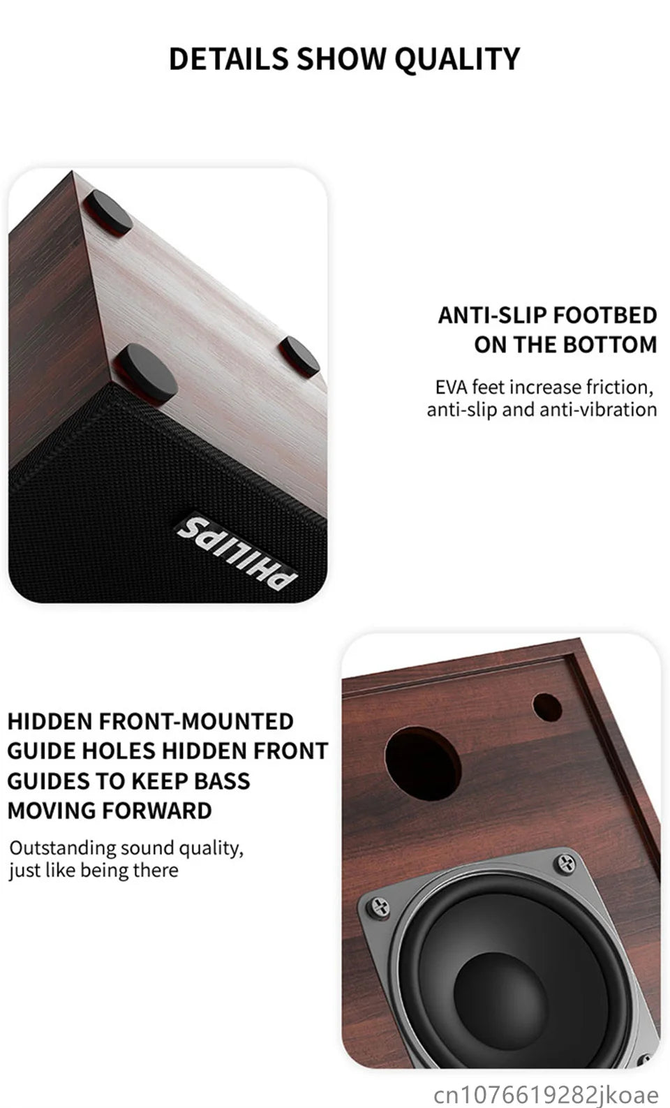 Philips SPA20 Bluetooth Speakers Outdoor Loudspeaker Music Player HiFi Stereo Sound Subwoofer for Computer Desktop Mobile Phone