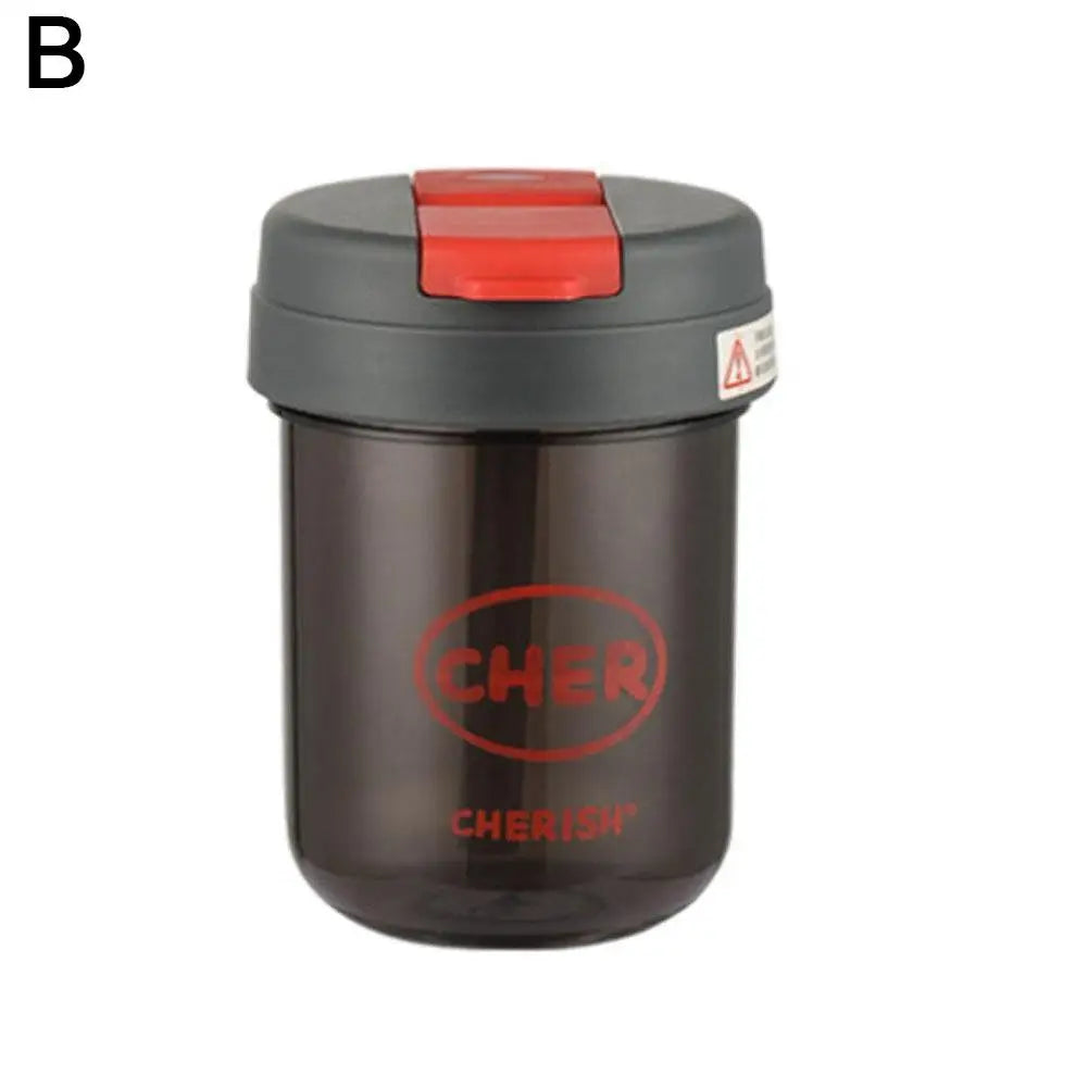 Kids Girl 300ml Mini Straw Water Bottle Anti-fall Cute Portable Outdoor Sports Water Bottle Milk Coffee Friut Tea Cup Drinkware