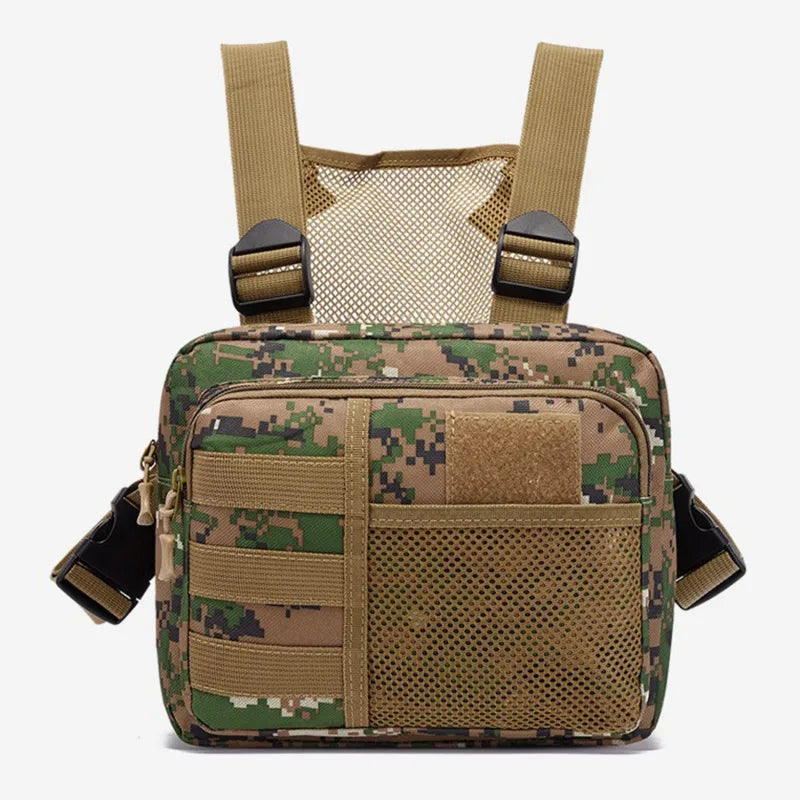 Multi-function Tactical Vest Unisex Chest Rig Bag Fashion Men's Hip-hop Streetwear Chest Bags Waterproof Oxford Sport Backpack
