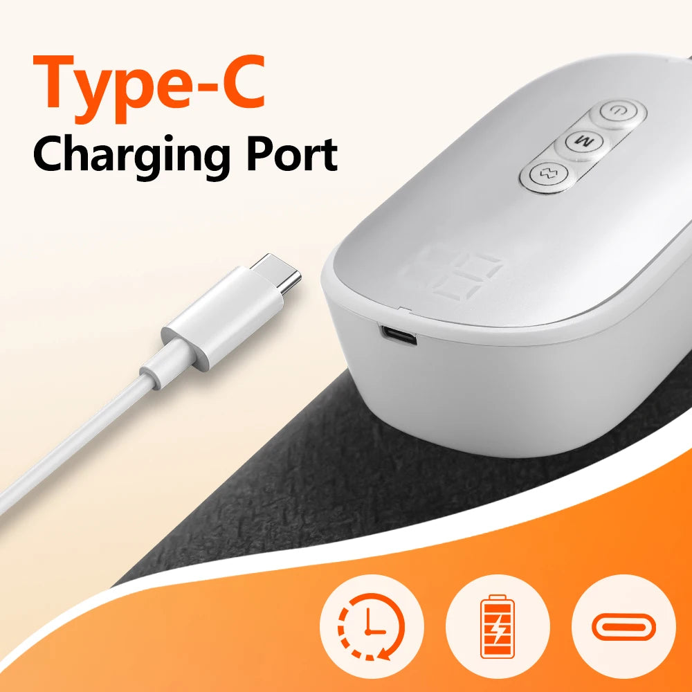 Wireless Air Pressure Calf Massager Electric 4 Mode 8 Level Airbag Compresstion Leg Heating Massage Foot Calf Muscle Relaxation