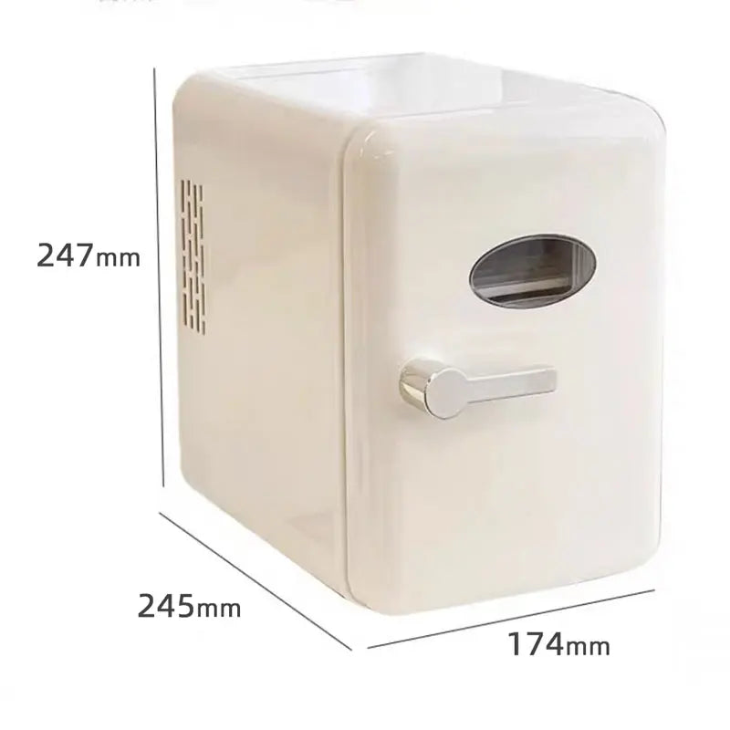 4L Mini Refrigerator,Small Household Fridge,Vehicle Freezer, Dual Use Of Refrigeration And Heating,Beer Cooling Home Appliance