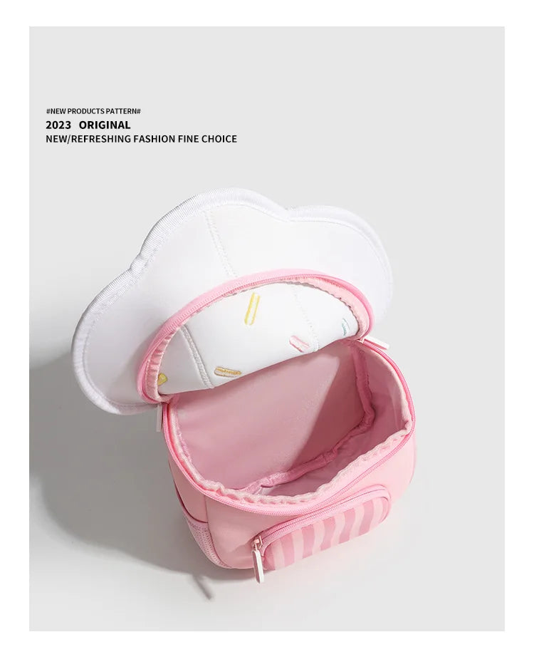 2024 New Design Toddler Girls Backpack Mini Cute Mushroom Backpack Popular Children Backpack in Kindergarten Kids Bag for Girls