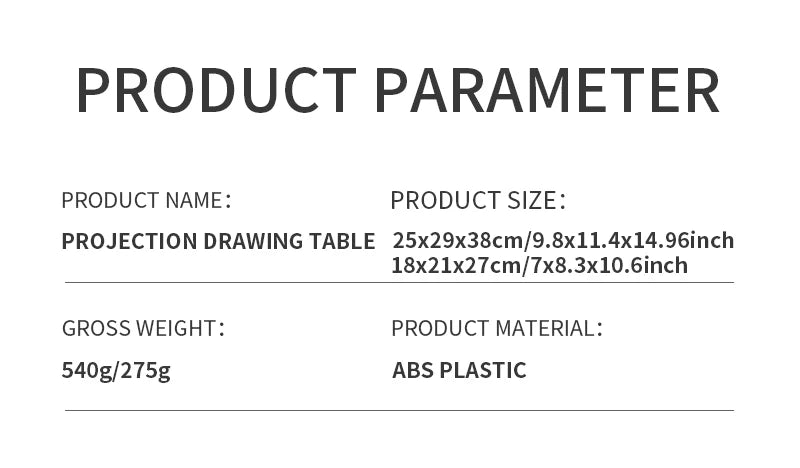 Children's Projection Drawing Board Multi-functional Drawing Table Projector Graffiti Puzzle Toy