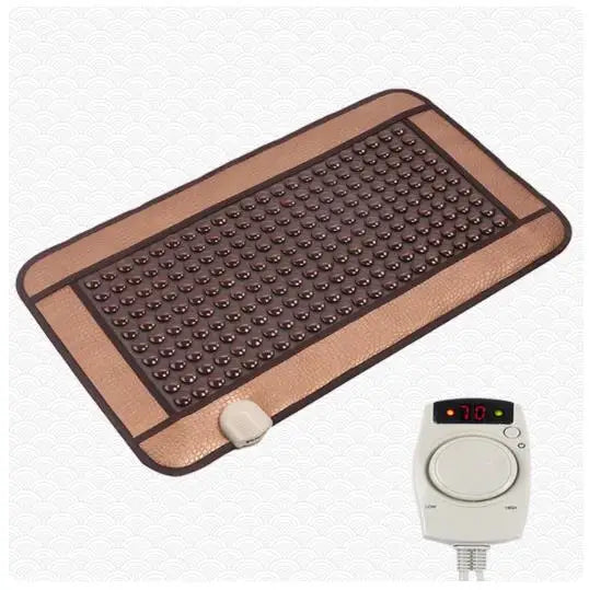 220V healthcare Korea germanium tourmaline massage mat Mix jade mattress electric heating therapy pad cushion best 45x80cm