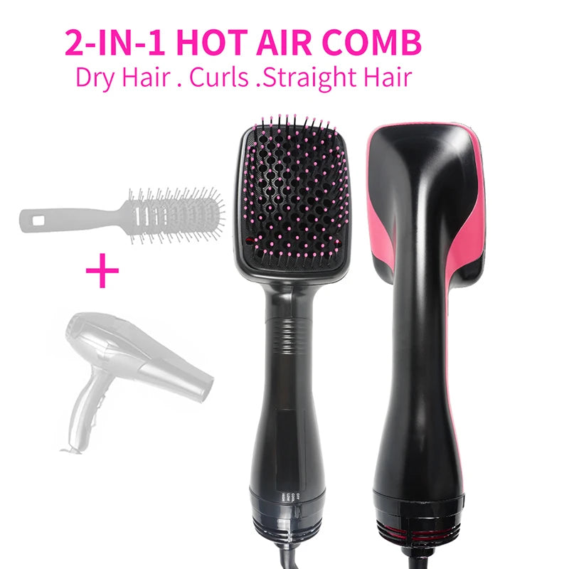 Hot Selling Hair Dryers One-Step Electric Hot Air Brushes Travel Hair Dryers Brush Salons Professional Styling Tools