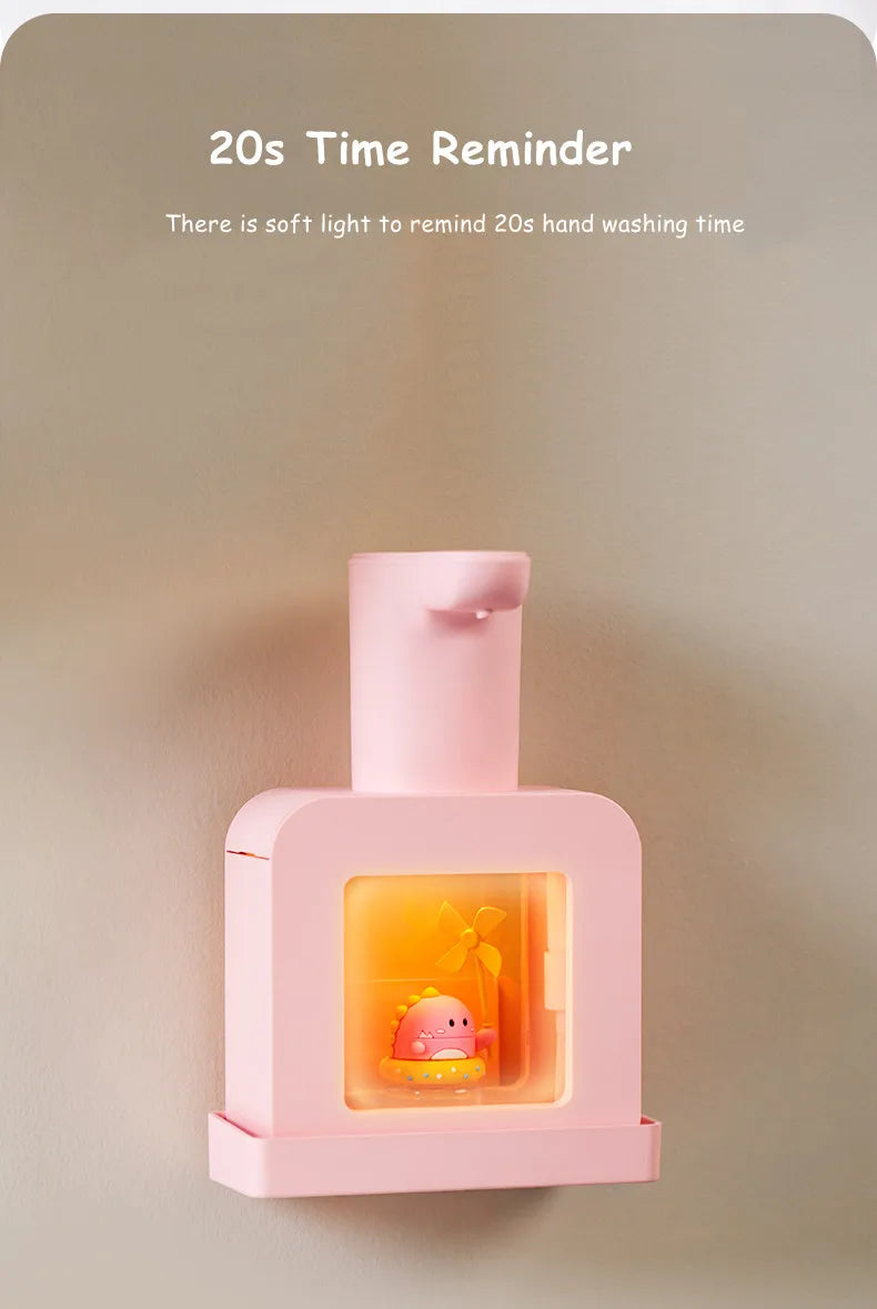 New Automatic Soap Dispenser Cute Pet Contact Free Hand Sanitizer USB Charging 400ml Liquid Dispensers Wash Handtizer Personal