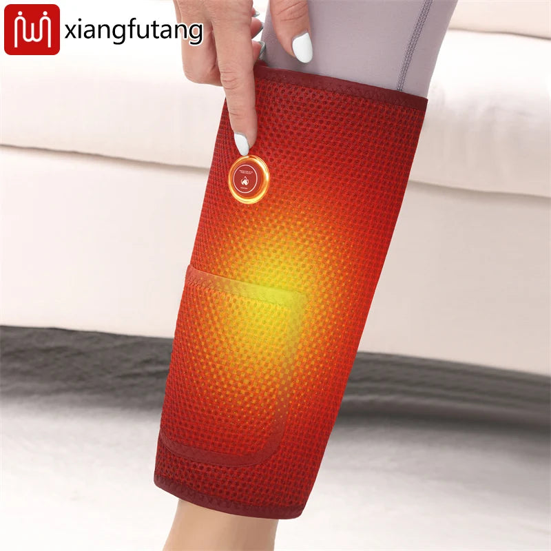 Heating Calf 3 Modes Electric Airbag Compression Leg Heated Calf Foot Heating Muscle Relax Blood Circulation Foot Massage