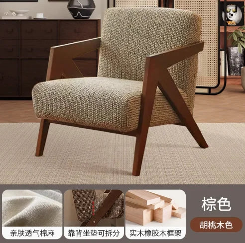 Computer Armchair Chair Relax Nordic Furniture Living Hotel Chairs Comfortable Replica Design One Person Stole Curly Dresser