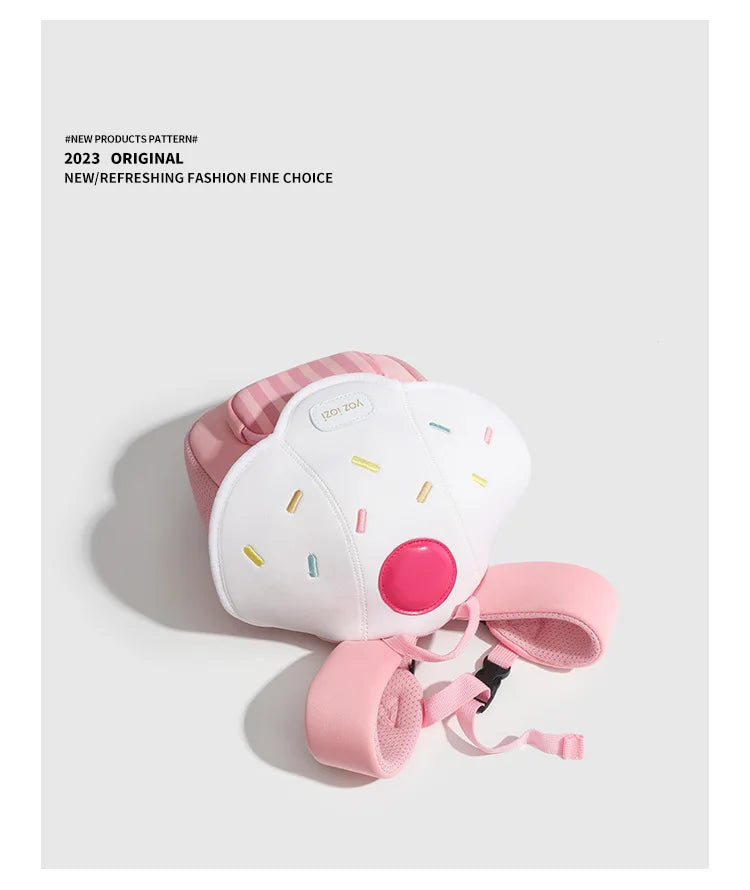 2024 New Design Toddler Girls Backpack Mini Cute Mushroom Backpack Popular Children Backpack in Kindergarten Kids Bag for Girls