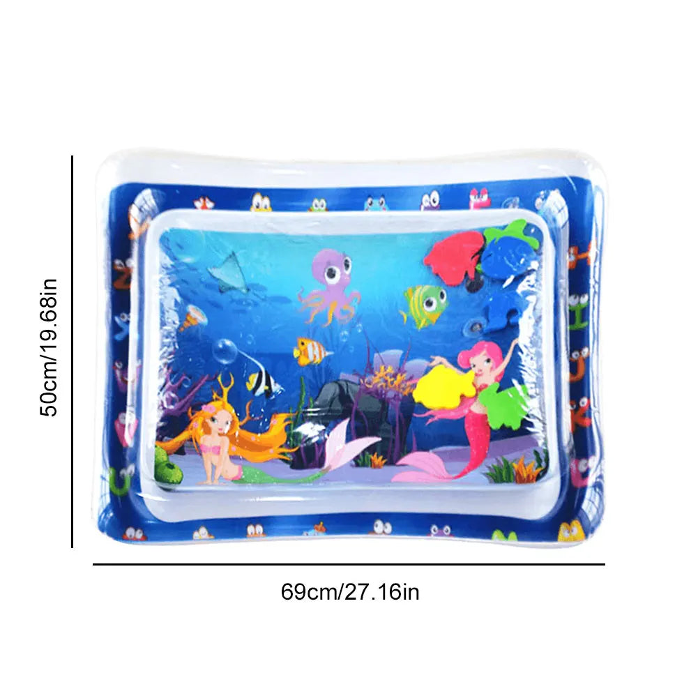 Baby Water Play Mat Inflatable Toys Children's Mat Kids Thicken PVC Playmat Toddler Activity Play Center Water Mat for Babies