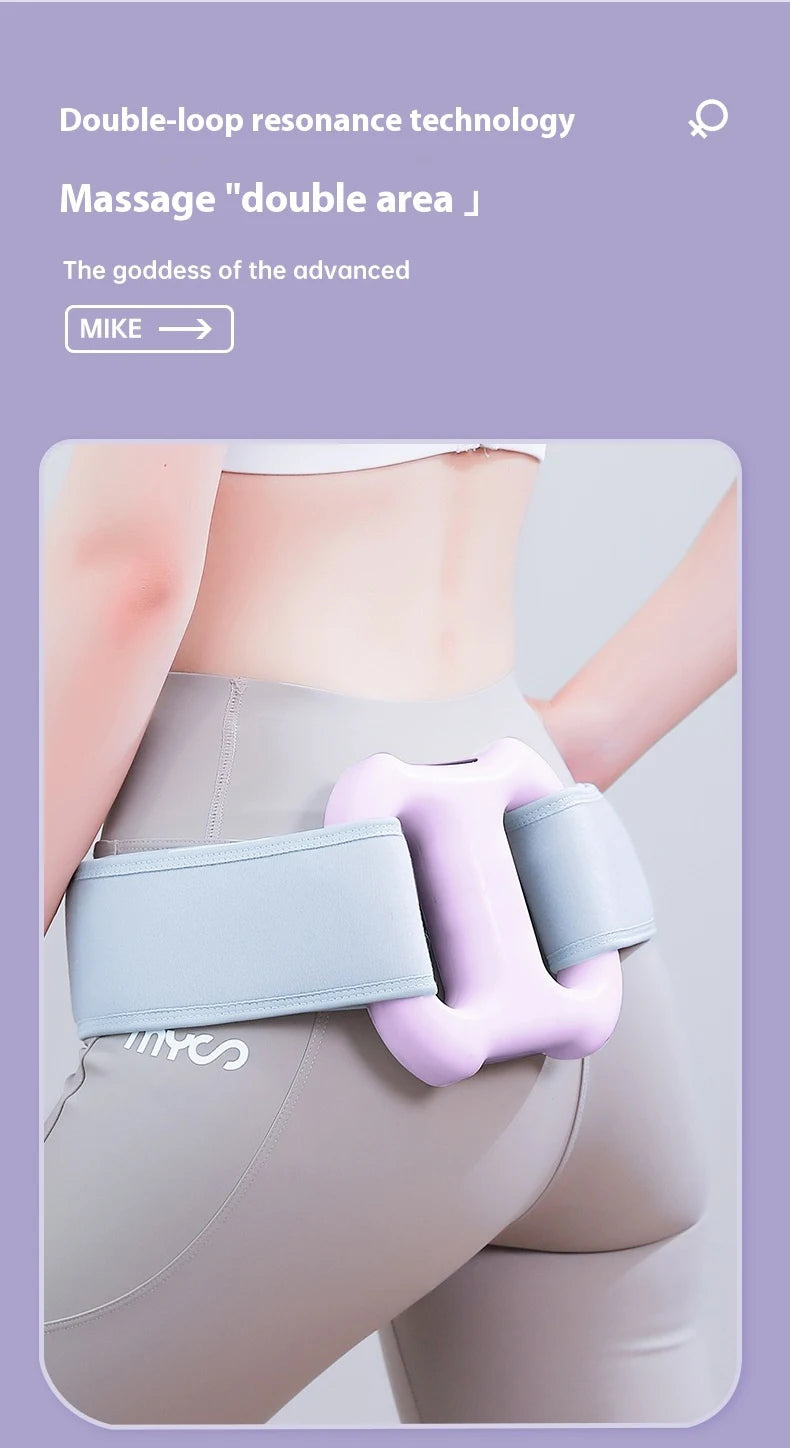 New Multi-Function Electric Fascia Ring Full-Body Vibration Massager Fitness Shaping Fat-Burning Equipment Deep Tissue Massage