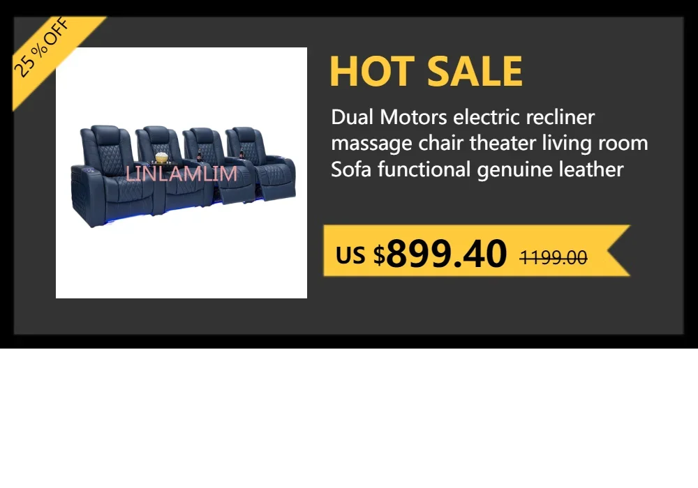 Premium Italian Genuine Leather Sectional Sofa Sets Couch Sofas with USB and Bluetooth Speaker - MANBAS Living Room Furniture