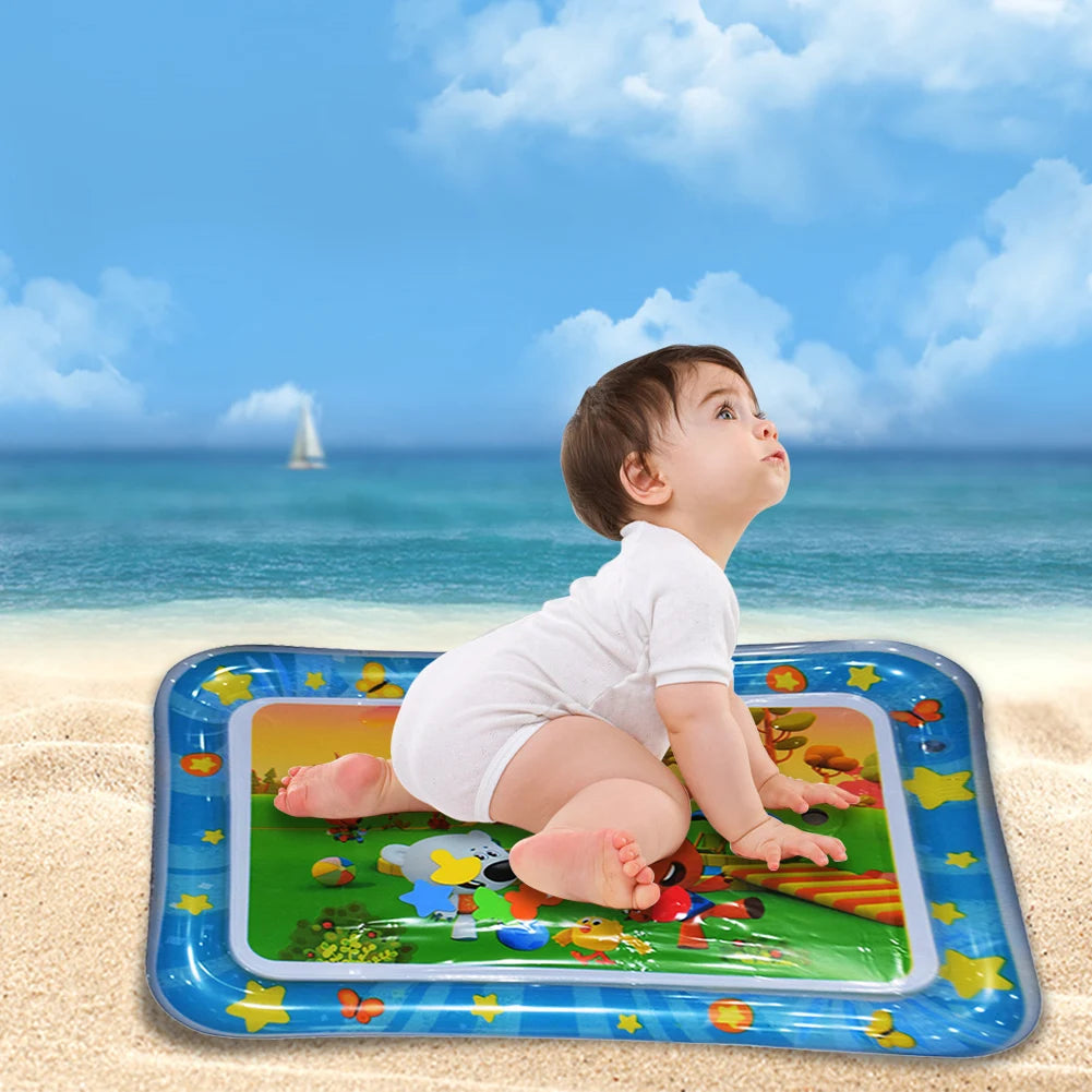 Baby Water Play Mat Inflatable Toys Children's Mat Kids Thicken PVC Playmat Toddler Activity Play Center Water Mat for Babies