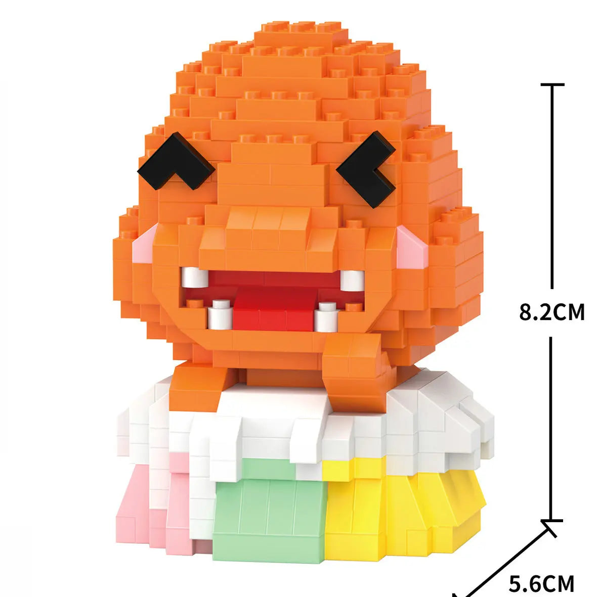 DIY Pokemon Blocks Small Cartoon Mini Building Block Pikachu Charizard Eevee Mewtwo Anime Assemble Action Model Dolls Toys