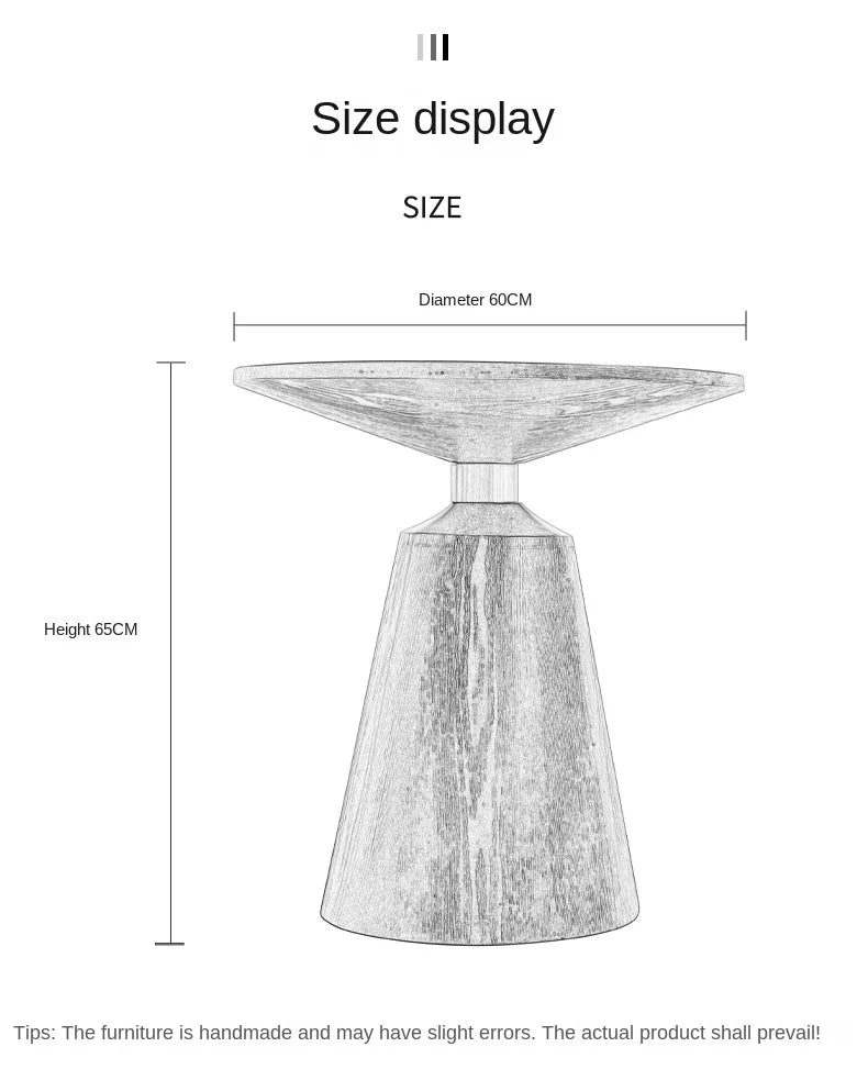 Modern Solid Wood Small Round Table Coffee Table Living Room Furniture Sofa Side A Few Simple Negotiation Table Coffee Table New