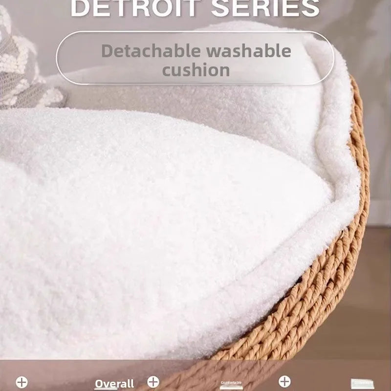 Outdoor Rattan, Recliner, Rocking Chair, Balcony, Outdoor, Courtyard, Leisure, Chair, Lazy, Sofa, Living Room, Sleepable