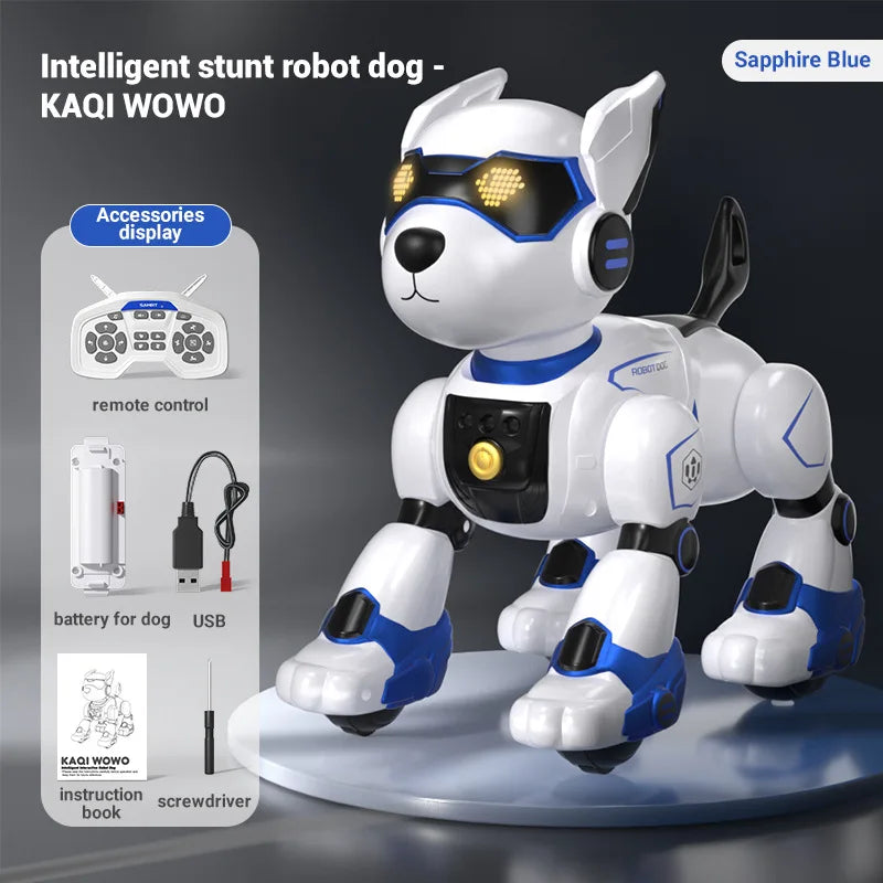 JJRC New Product R27 Smart Voice Robot Dog - Kids' Electronic Pet, Early Education Interactive Toy Robot Halloween Gift