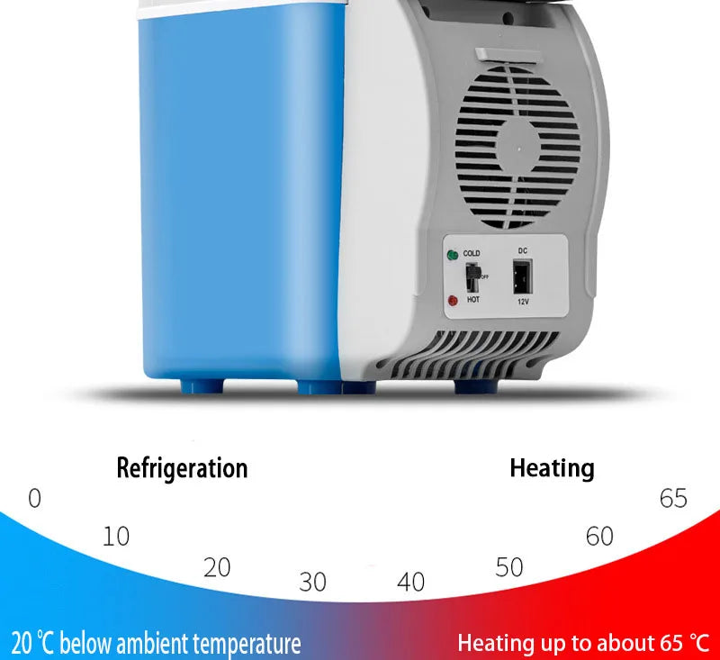 7.5L High-capacity Car Refrigerator Mini Portable Car Cigarette Lighter Cooling And Heating Box Safe And Low Energy Consumption