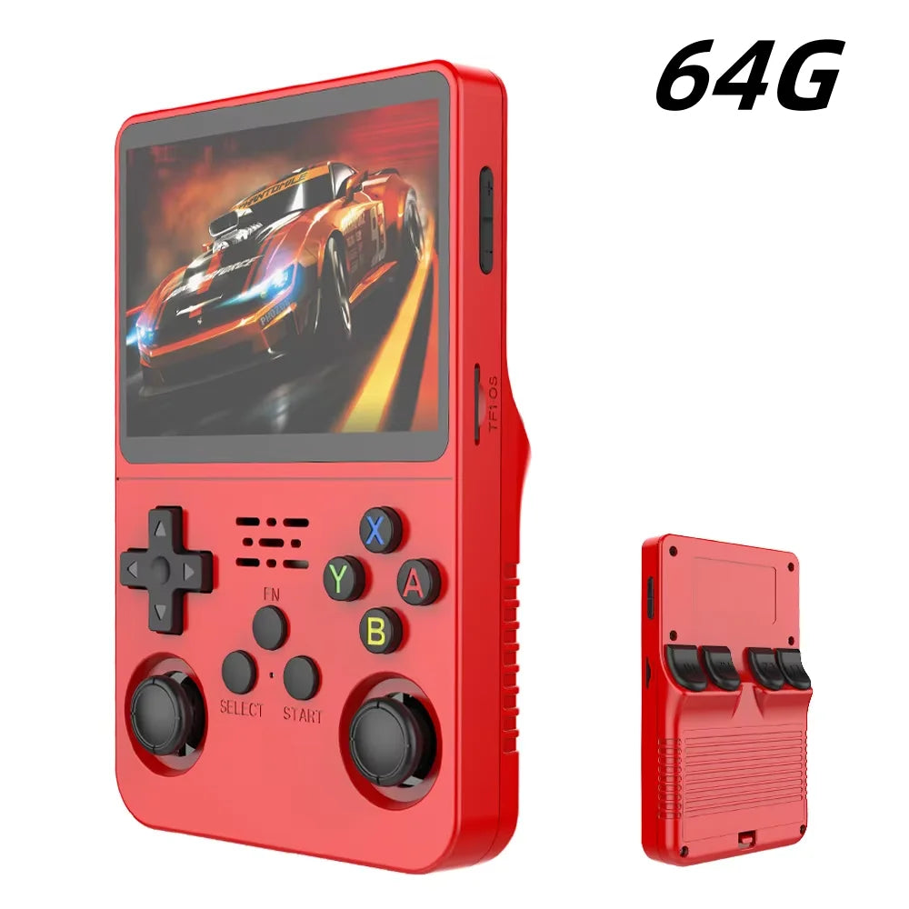 100% Original ARKOS R36S Retro Handheld Game Console 3.5'' IPS,15000+ Games,2 RAM chips, Linux Portable Pocket Player, 64G/128G