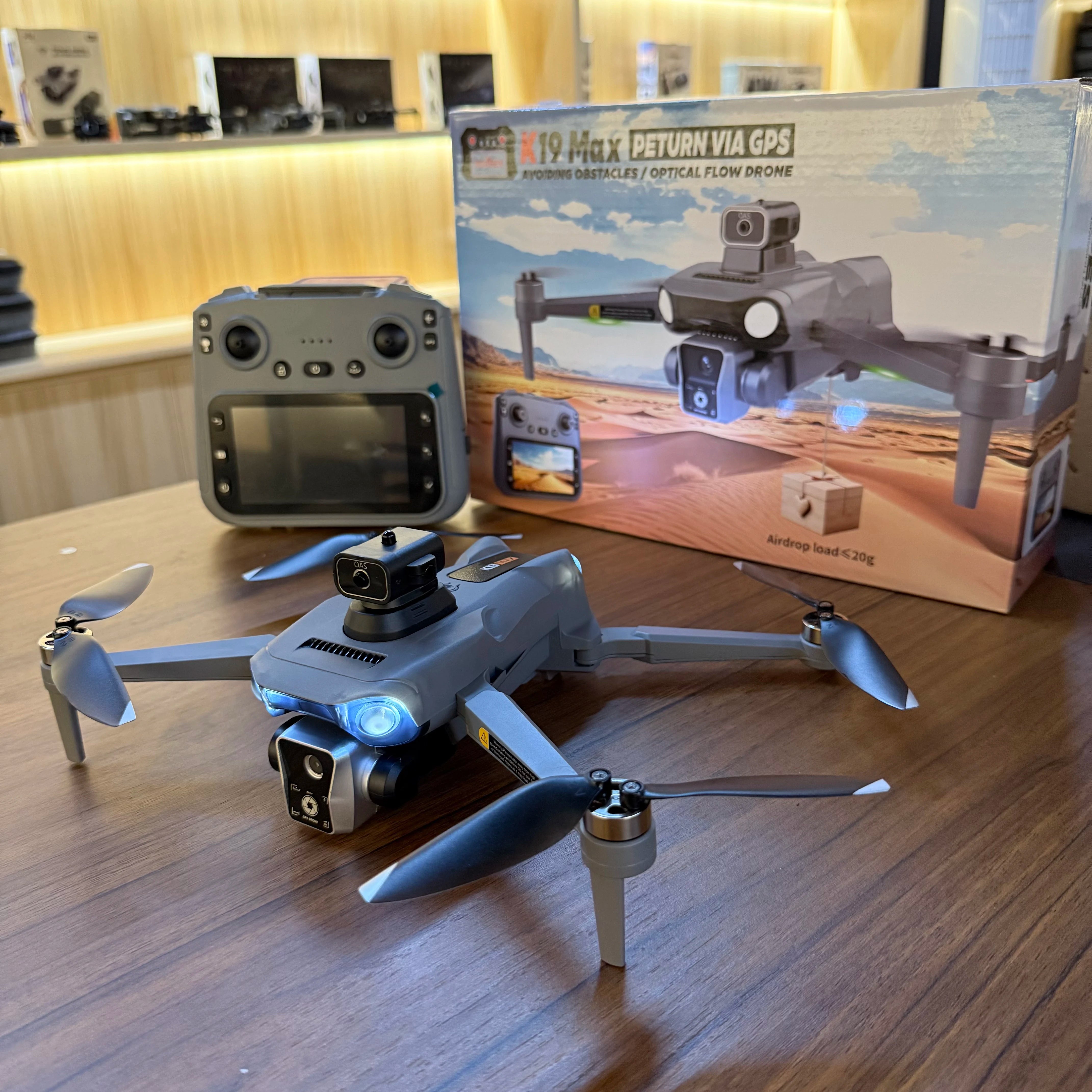 2025 K19Max GPS Return Drone 5G 8K HD Dual Camera Dron Remote With Screen Omnidirectional Obstacle Avoidance Drone RC Toy Gift