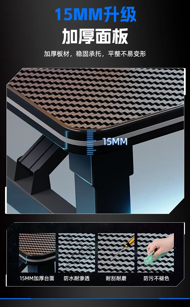 Modern Folding Computer Desk Light Designer Standing Gaming Office Desk Height Adjustment Bureaux De Chambre Furnitures