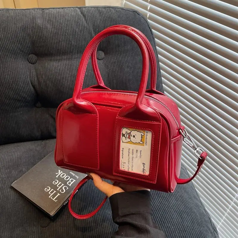 Itbag Small Appetite Can Hold Photo Card Crossbody Bag Women'S Bag Design Sense Niche Boston Pillow Bag Shoulder Groupie Merch