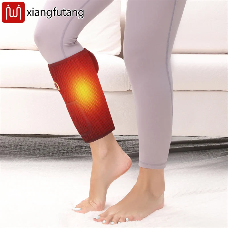 Heating Calf 3 Modes Electric Airbag Compression Leg Heated Calf Foot Heating Muscle Relax Blood Circulation Foot Massage