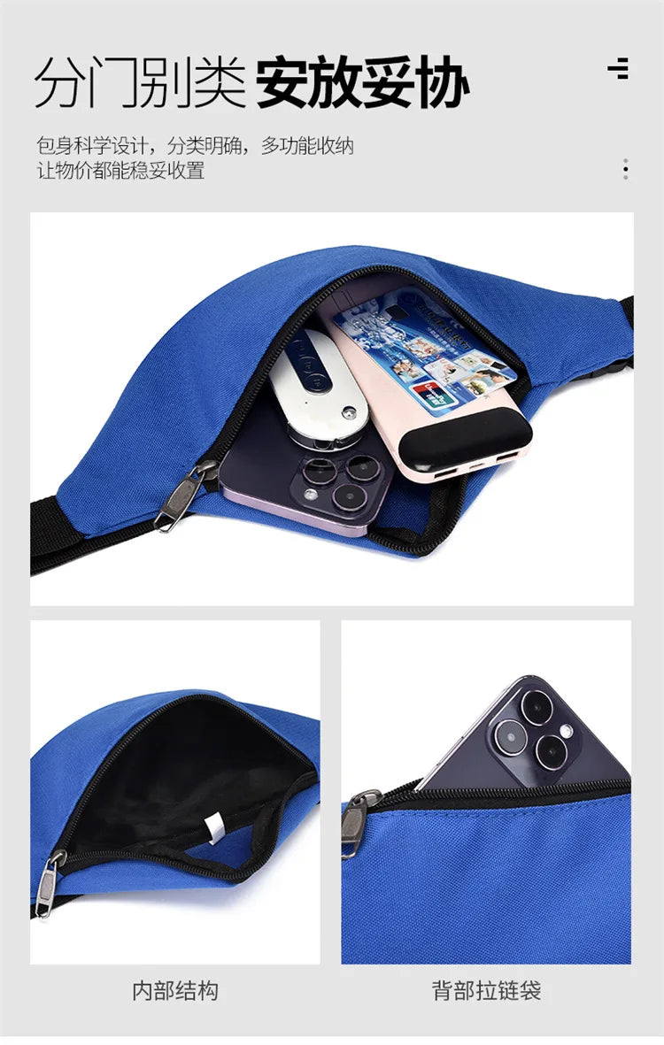 KPop Demon Hunters Girl Waist Bag Movie Anime Kids Fanny Packs Cartoon Cute Crossbody Chest Packs Lightweight Child Belt Bum Bag