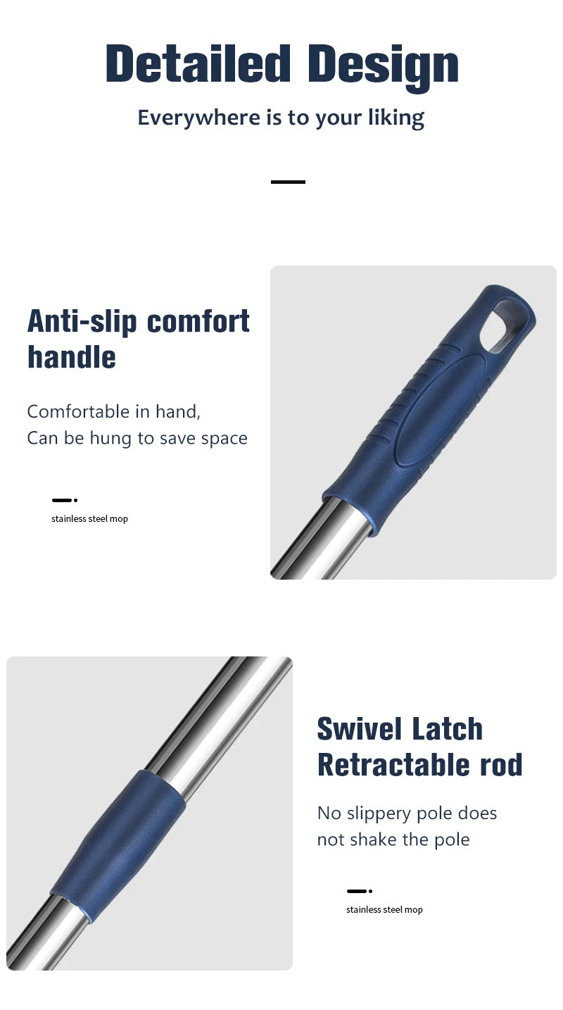 2 in 1 Window Mesh Screen Brush Window Cleaner Magic Broom Wiper Telescopic Long Handle Window Mop Squeegee Wiper Cleaning Tool