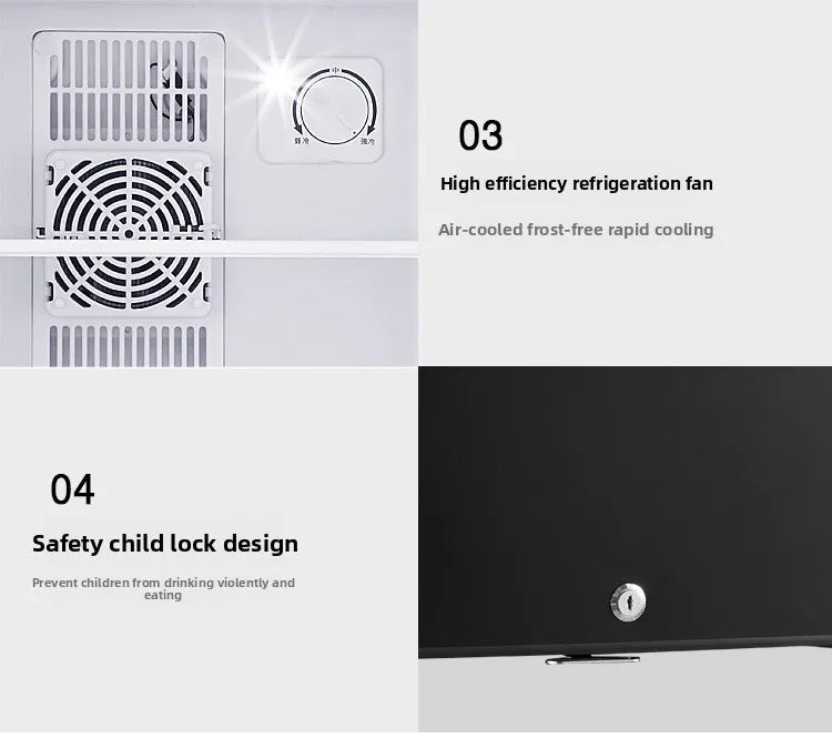 20L Refrigerated Small Refrigerator Dormitory Hotel Room Refrigerated Single Door Silent Small Refrigerator