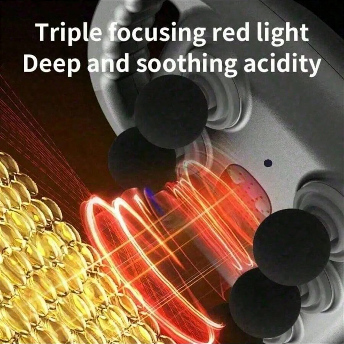 Fascia Gun Six-Head Muscle Relaxation Massage Professional Grade Wireless Waist Back Massager Deep High Frequency Vibration