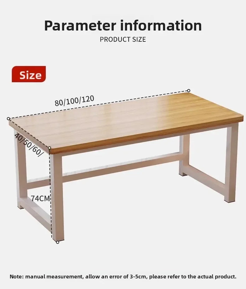 Computer desktop simple desk, home bedroom study desk, student small desk, simple rectangular office desk