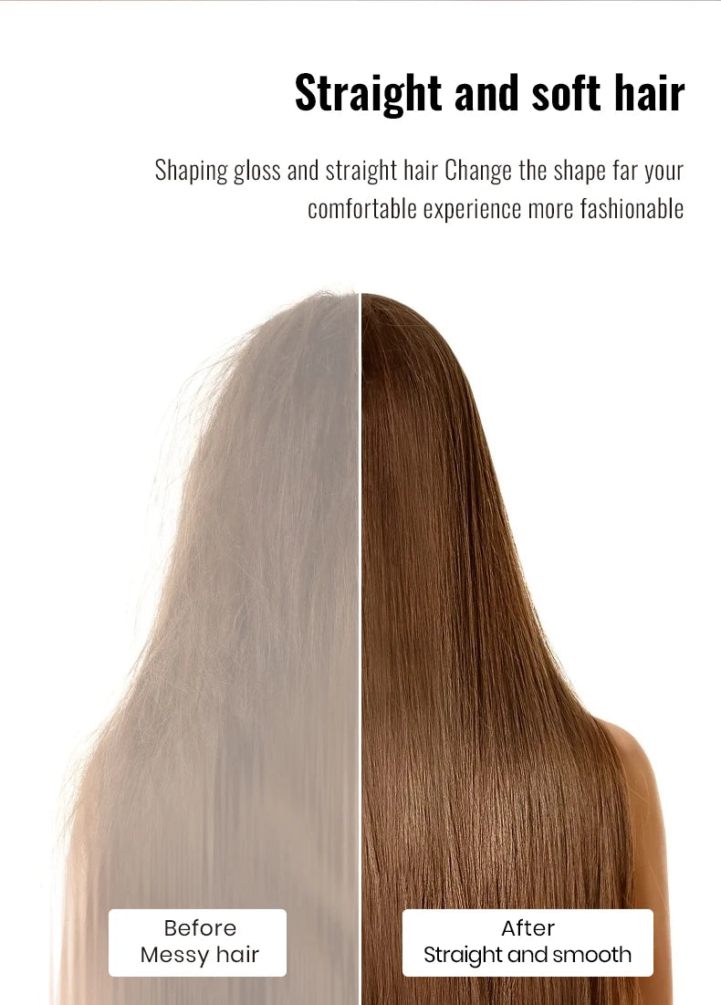 KSKIN Hot Sale Hair Straightener 2 in 1 Brush Multifunctional Professional Hair Flat Iron Hair Comb