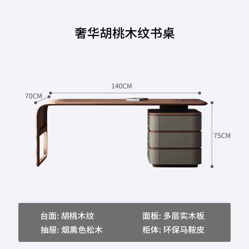 Modern Luxury Executive Desk Manager Designer Storage Shelf Office Desks Computer Room Luxury Mesa De Escritorio Home Office