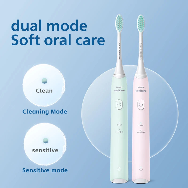 PHILIPS Sonicare HX2421 Electric Toothbrush Two Modes Teeth Gentle Deep Cleaning Oral Cavity Care Gum Health Care Tooth Brush
