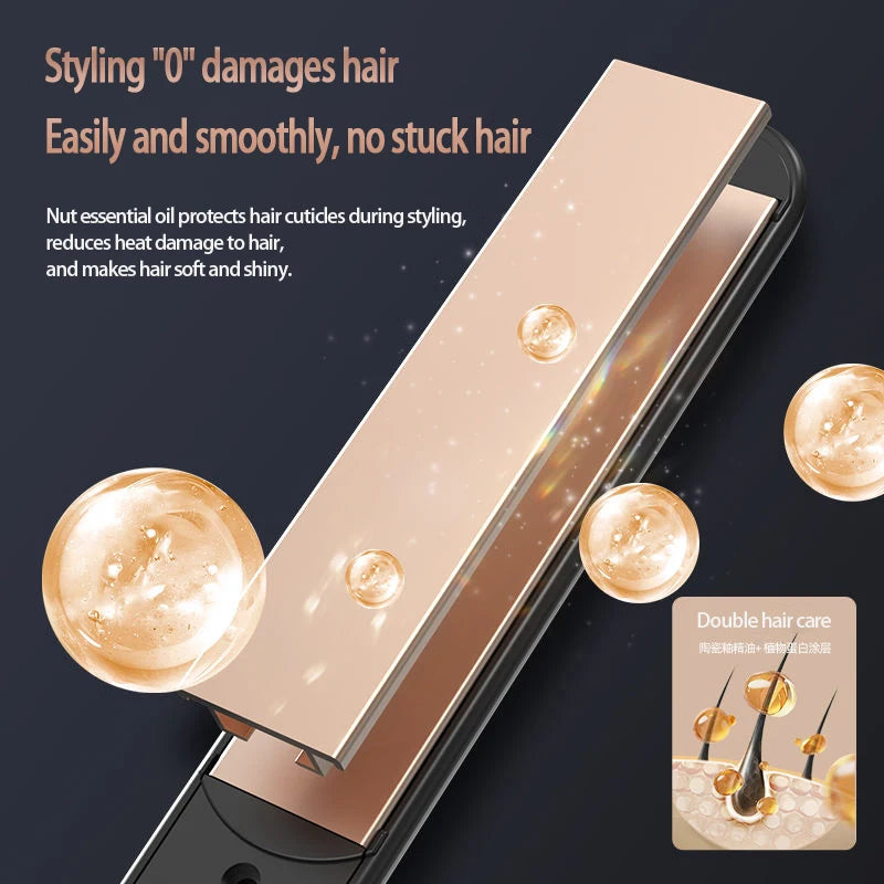 High Quality Electric Hair Brush Straight Curl 2 in 1 For Xiaomi 10 Seconds Fast Heating Unisex Straight Hair Brush Styling Tool