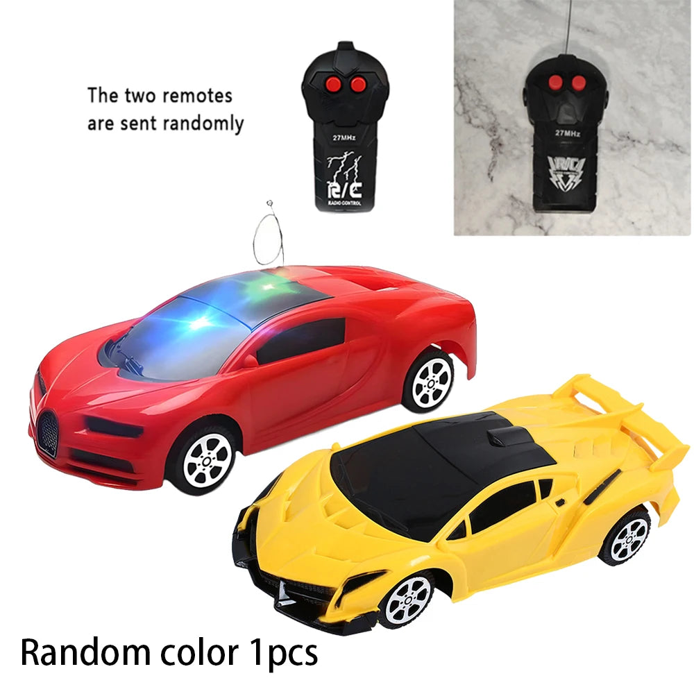 1PC Simulation Remote Control Car Random Color Model Electric 2-way Rc Sports Car Toy For Boys Girls Birthday Gifts Random Color